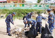 Flotilla 129 joins “Green March” volunteer campaign